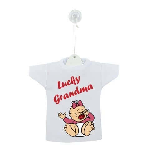 Flaschen T-Shirt Lucky Grandma Mädchen