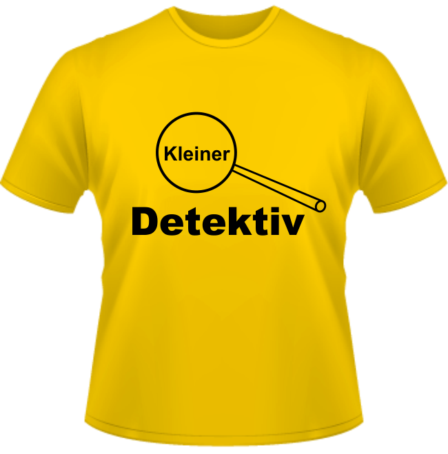 Kinder T-Shirt Kleiner Detektiv